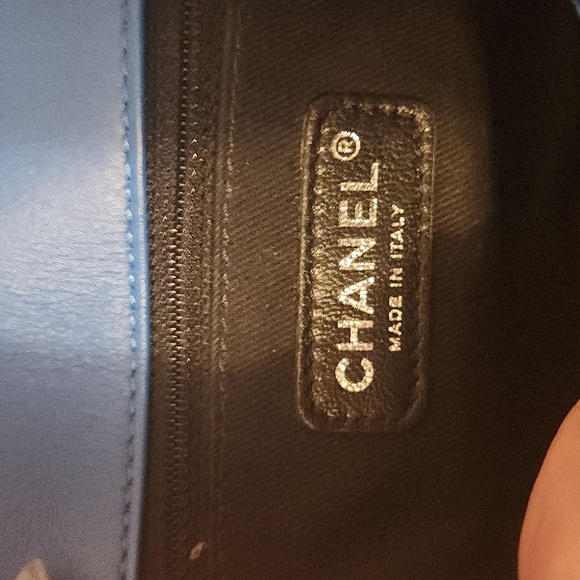 Chanel Patent Blue Medium Crossbody/ Shoulder Handbag 💙⚡️ - Picture 13 of 14